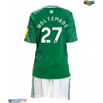 Otroški Nogometni dresi Newcastle United Nick Woltemade #27 Gostujoči 2025-26 Kratek Rokav (+ Kratke hlače)